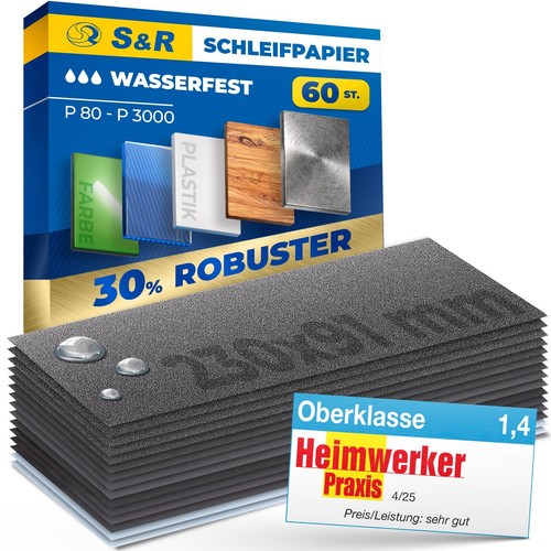 Schleifpapier nass trocken - s&r,