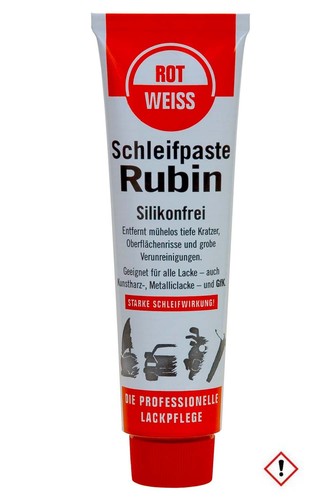 Stück rotweiss schleifpaste - 1,